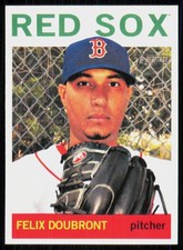 2013 Topps Heritage Felix Doubront Base #182