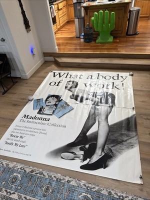 197 1990 Madonna Immaculate Collection Massive SUBWAY Billboard