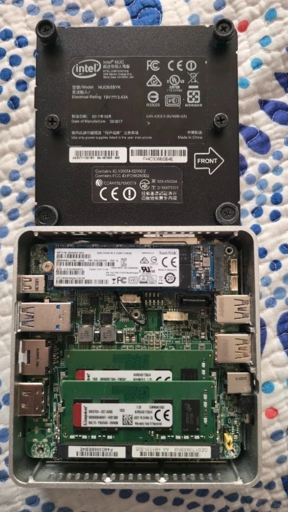 Intel NUC5PGYH （メモリ8GB/SSD120GB/Win11） Las mejores ofertas en Intel NUC 120 GB-249 GB de capacidad de