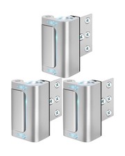 Home Security Door Lock 3 Pack Metal Door Reinforcement Lock for Kids Safety ...