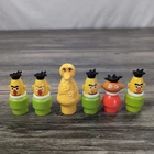 Vintage Sesame Street Little People Lot Of 6 Figures 1970s Retro Toys