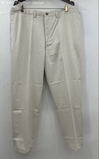 Lands' End Straight Leg Traditional Fit Chino Pants Men's 40x30 Beige Casual