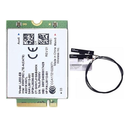 L830- WLAN-Karte + 2XAntenne 4G LTE L830 L35286-005 LTE- Cat6 300 Mb9838