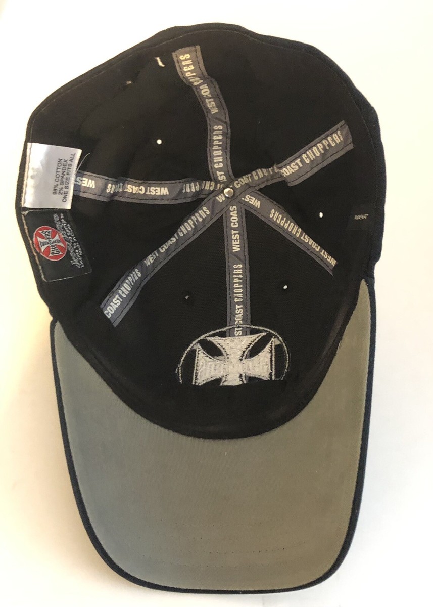 応援グッズ WEST COAST CHOPPERS EAGLE SNAPBACK HAT West Coast Choppers Baseball Cap Hat Jesse James Black/Red