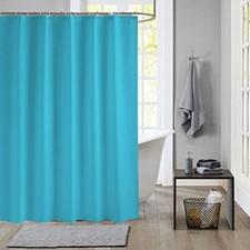 Shower Curtain Eco-Friendly Waterproof Bathroom Curtains 32 x 70 Inch Blue