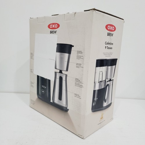OXO Brew 9 Tassen Edelstahl Programmierbare Kaffeemaschine 72 flüssige Unzen Silber Schwarz - Bild 7 von 13