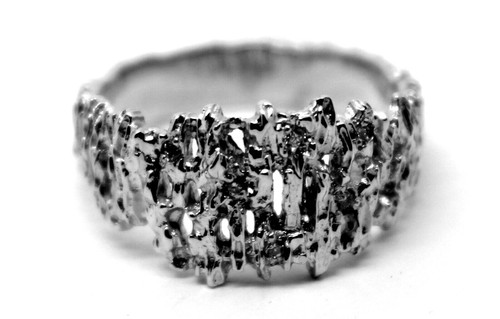 Kaedesigns New Genuine 10ct White or Rose Or Yellow Gold Diamond Nugget Ring - Picture 11 of 16