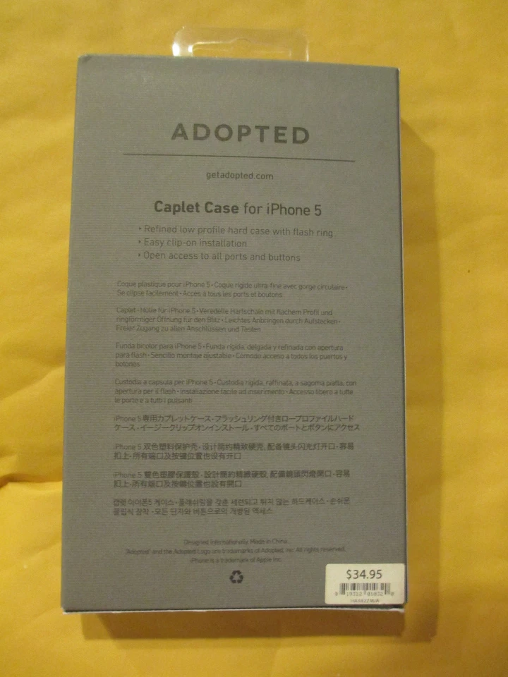 ADOPTADO - APPLE IPHONE 5 - AZUL VERDE AZULADO TRANSPARENTE - FUNDA TAPA PARA TELÉFONO CELULAR CARCASA Foto 3 de 4