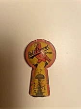Rare Ad Tin Whistle Penny Toy Poll Parrot Shoes 1950