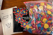 Wooden Pattern Blocks 3/8" thick  PATTERN BOOKS Home Schooling