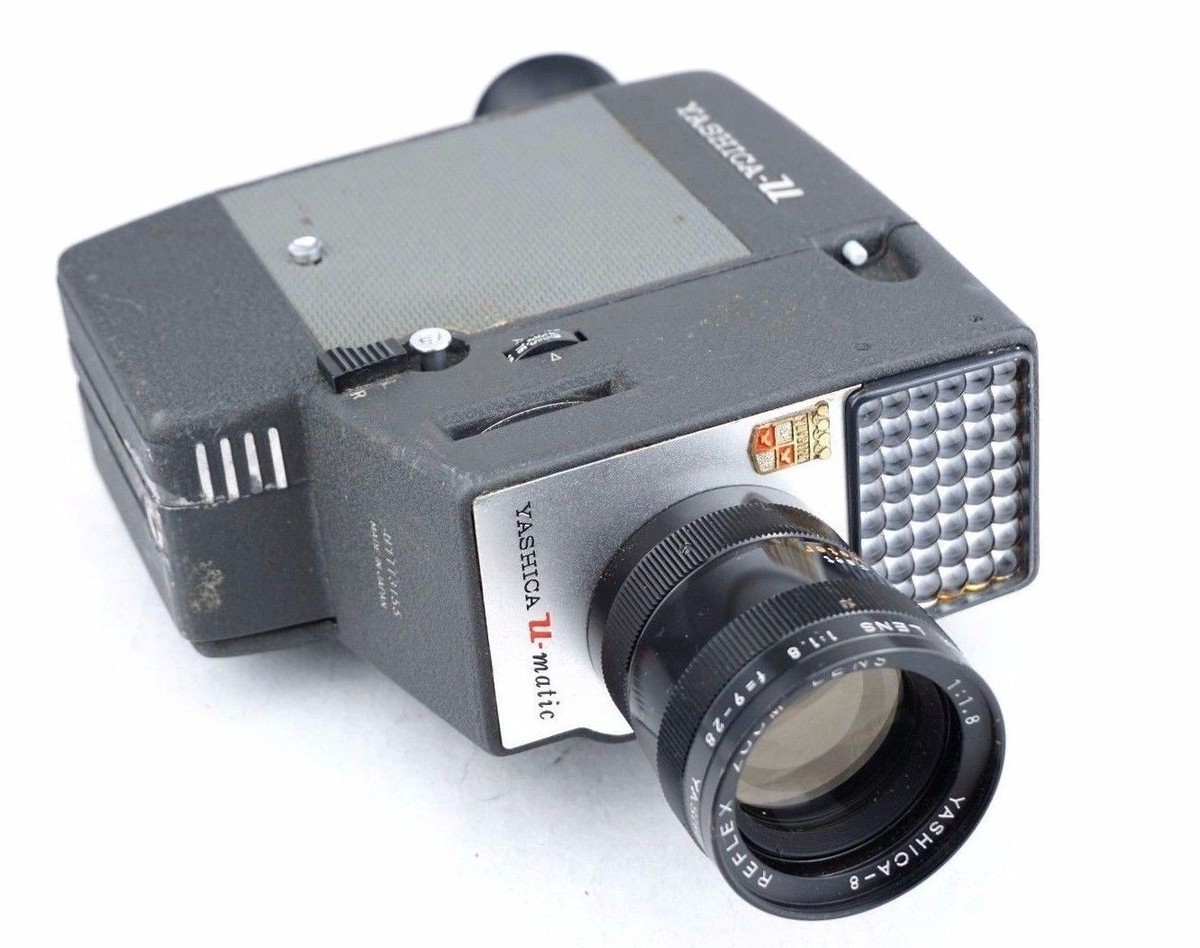 Yashica U-matic Cine Camera with Yashica-8 Reflex Zoom f/1.8 Lens