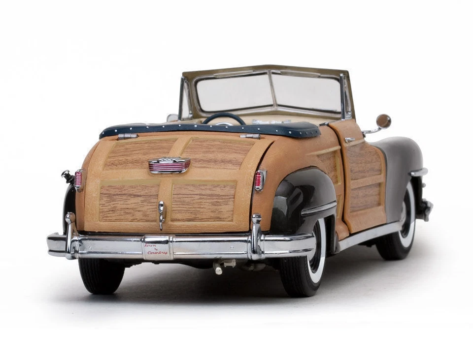 SUNSTAR 1:18 1948 CHRYSLER TOWN & COUNTRY DIE-CAST GRAY SS6141 - Image 2 of 4