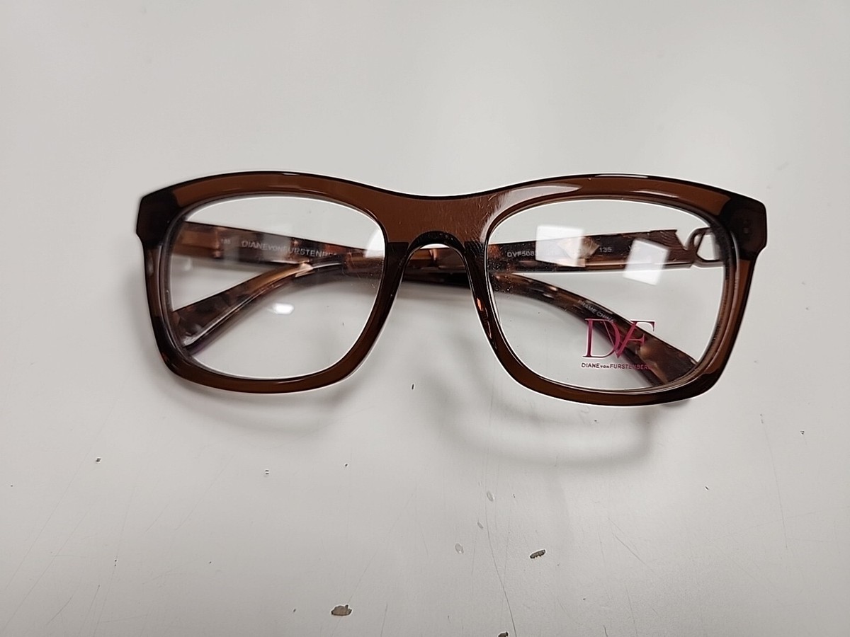 DIANE VON FURSTENBERG DVF 5083 210 CRYSTAL BROWN 52-19-135  display picture 1