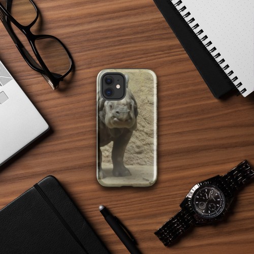 Tough Case for iPhone®-Rhino-Zoo-Photo-Head-On - Picture 5 of 20