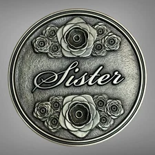 Batesville Casket LifeStories Display Funeral Medallion Magnet for a Sister