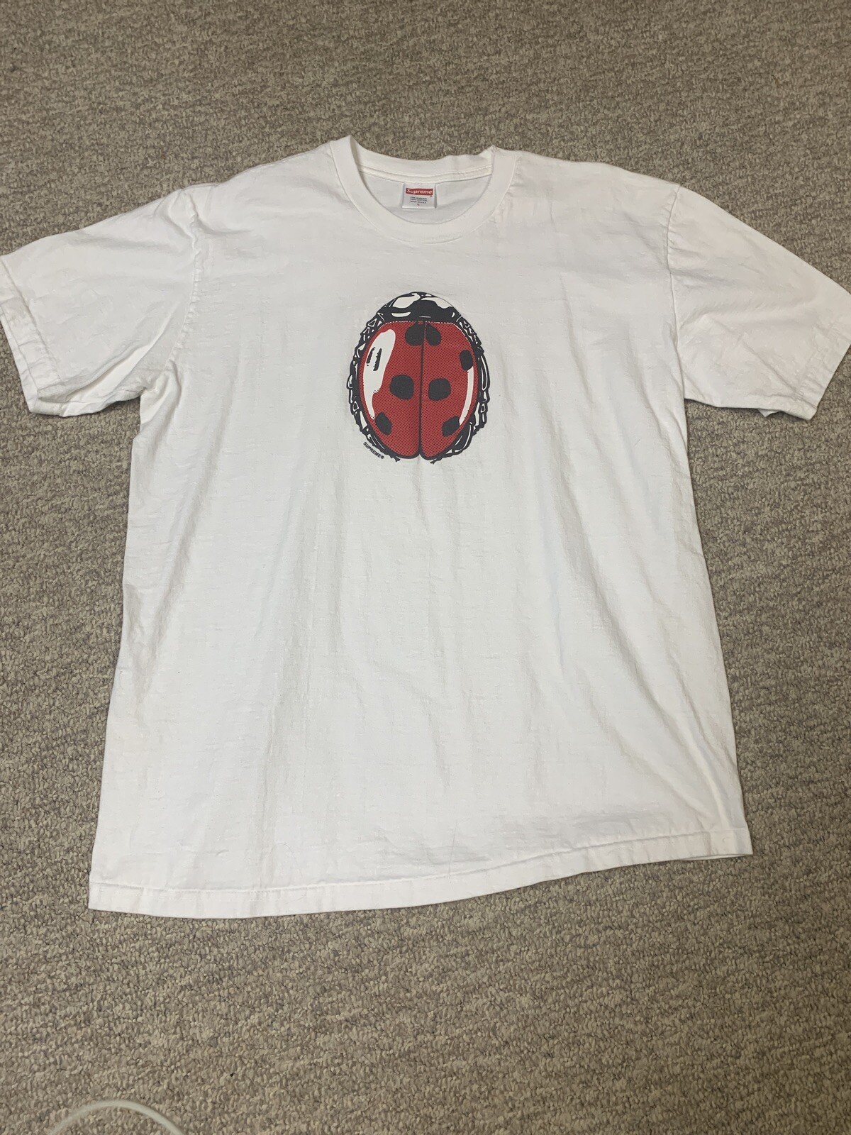 Supreme Ladybug T Shirt Size Large Used 