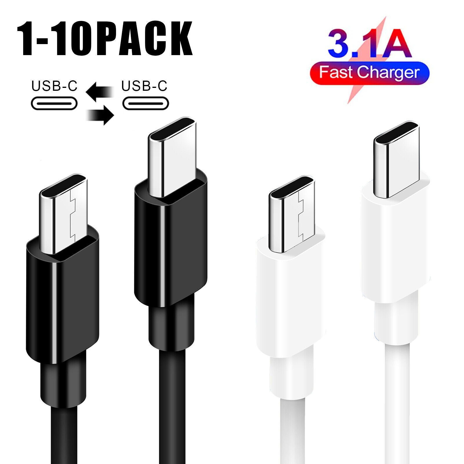 Fast Charging USB-C Cable for Samsung Galaxy Z Flip6 Flip5 Fold6 Fold5 Bundle  -image