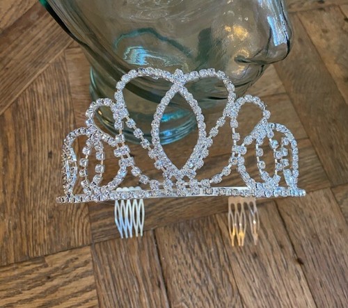Rhinestone Tiara Silver Tiara Crystal Tiara