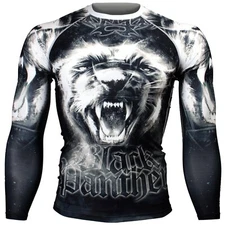 BTOPERFORM FX-167 BLACK PANTHER Skin Compression Rash guard Under Base layer