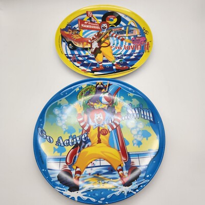 McDonald's 2005 Sun Coast Collector Plates Go Active And Swim I'm Lovin' It