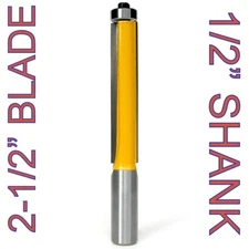 1 pc 1/2" SH 2-1/2" Extra Long Flush Trim Router Bit sct-888