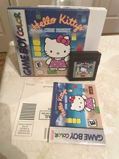 Hello Kittys Cube Frenzy (Nintendo Game Boy Color 1999) CIB Complete TESTED NICE