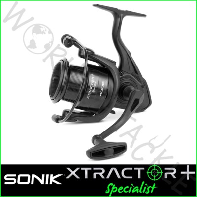 Sonik Xtractor+ 4000 Specialist Reel Carp Coarse Match Float Feeder Fishing