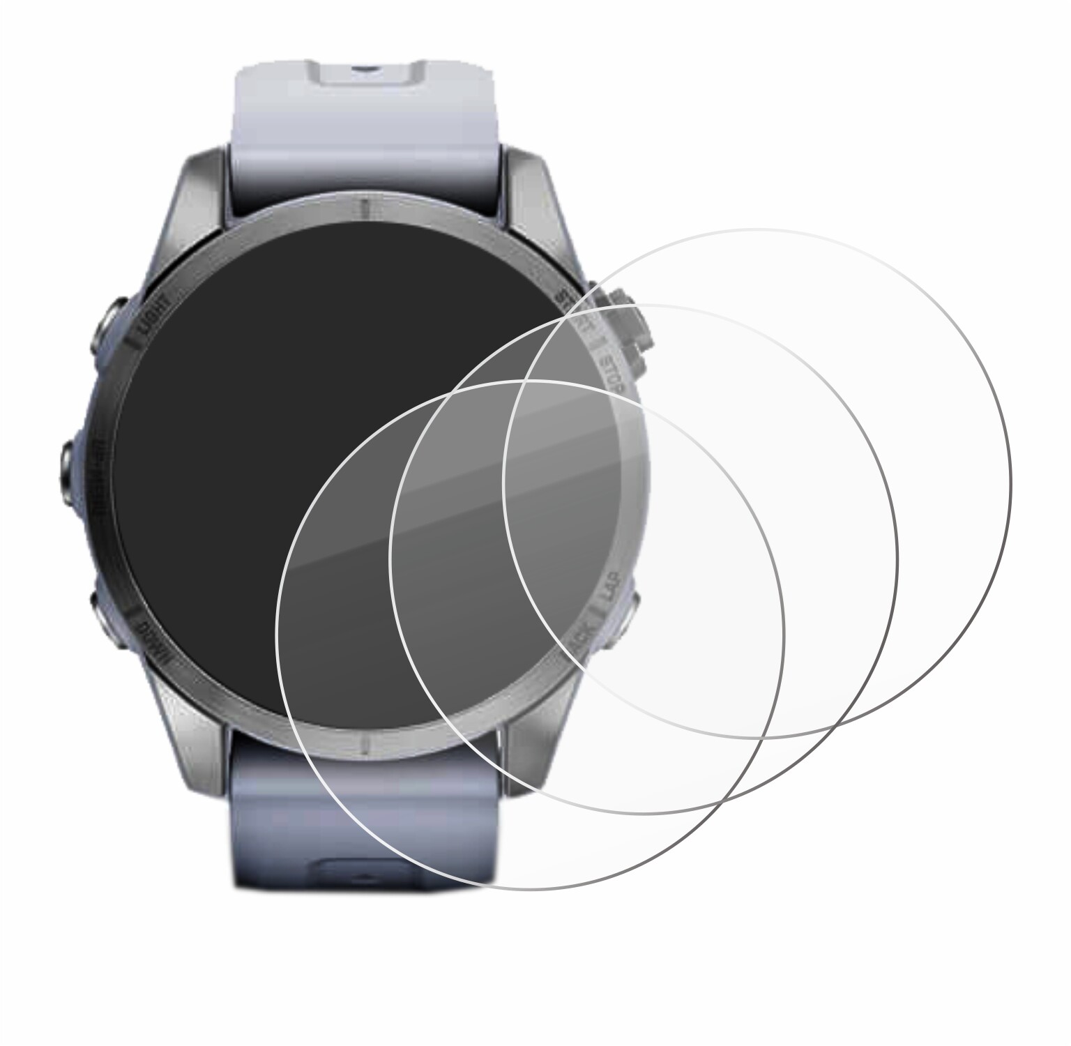 3x Protecteurs écran Verre Trempé 9H Pour Garmin Vivoactive 3 - Transparent