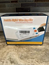 Spolehli 5.0 inch Portable Digital Magnifier, 4X-32X Zoom Electronic Reading Aid