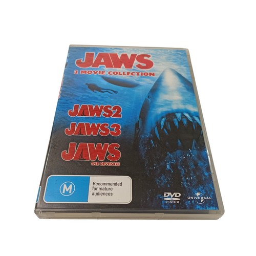 Jaws 2 3 4 DVD Action Adventure Great White Shark Amity Island Region 4 VGC - Picture 3 of 10