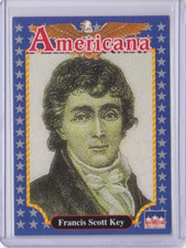 1992 Starline Americana #152 FRANCIS SCOTT KEY (ID4)