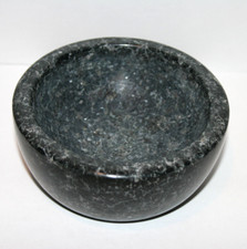 Mens ShayVe Granite Shaving Bowl for Shaving Soap Cream Black