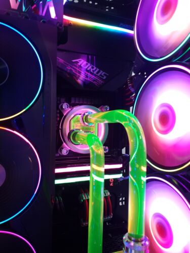 WATERCOOLED GAMING PC VIXIA CUSTOM RTX 4070TI SUPER INTEL i7 14700K NVME 2TB - Picture 14 of 24