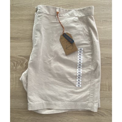 Weatherproof Vintage Men's 42W Shorts Khaki Cotton 5-Pocket 7'' Inseam NEW