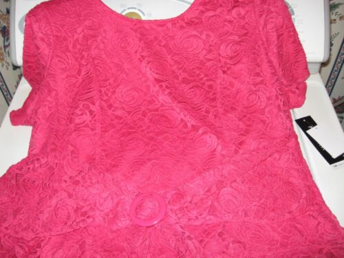WOMENS DRESS SIZE 18W 1X XLARGE XL HOLIDAY WEDDING FUSCHIA SKIRT &TOP RET.$98.00 - Picture 3 of 9