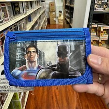 BATMAN VS SUPERMAN wallet Children Wallet Kids Cartoon Coin Purse Blue 
