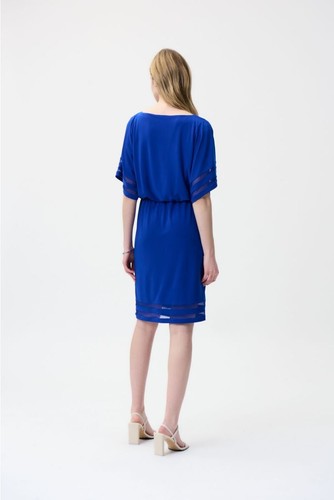 Vestido Joseph Ribkoff 221183 Reino Unido Talla 20 Zafiro Real Precio Original £255.00 - Imagen 4 de 4