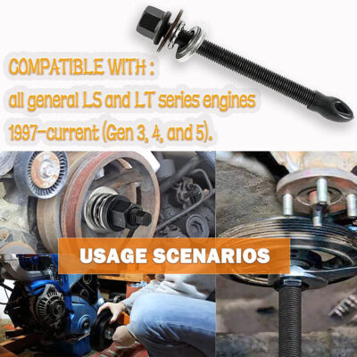 For Chevy GM LT LS LS1 5.3 5.7 6.0 6.2L Harmonic Balancer Install Tool + Bearing