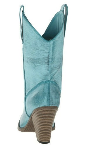 MIA Women's Lucyy Turquoise Western Boot, 7.5 M - Afbeelding 5 van 7