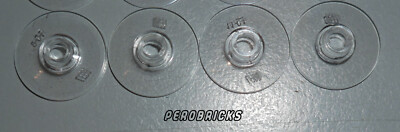 Lego Technik Technic 4 x Teller Schüssel SAT transparent klar 2x2 #4740