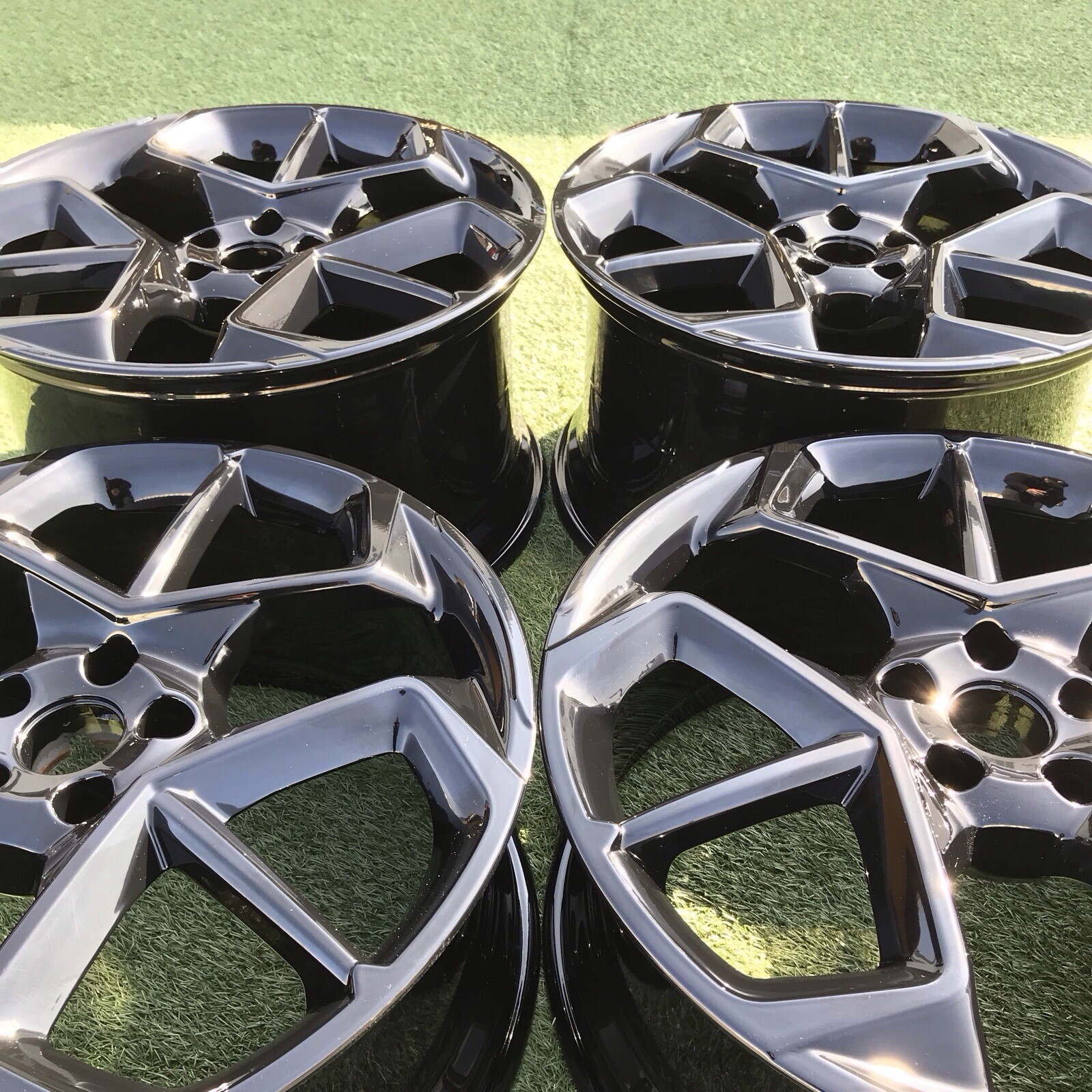 20" MASERATI MC20 BIRDCAGE RIMS OEM SET 4 BLACK STOCK SET 4 GENUINE