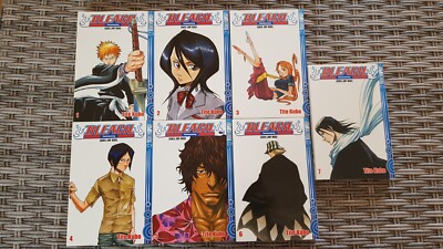 Bleach Mangas 1-7 Tite Kubo Shonen Jump Tokyopop Ichigo Rukia -wie neu-