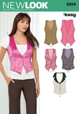 New Look Ladies Easy Sewing Pattern 6914 Waistcoats (NewLook-6914)