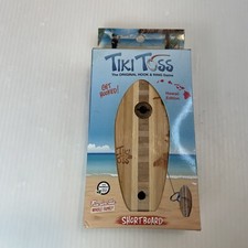 Tiki Toss Hook and Ring Game for Adults  Kids Man Cave Decor Indoor Fun