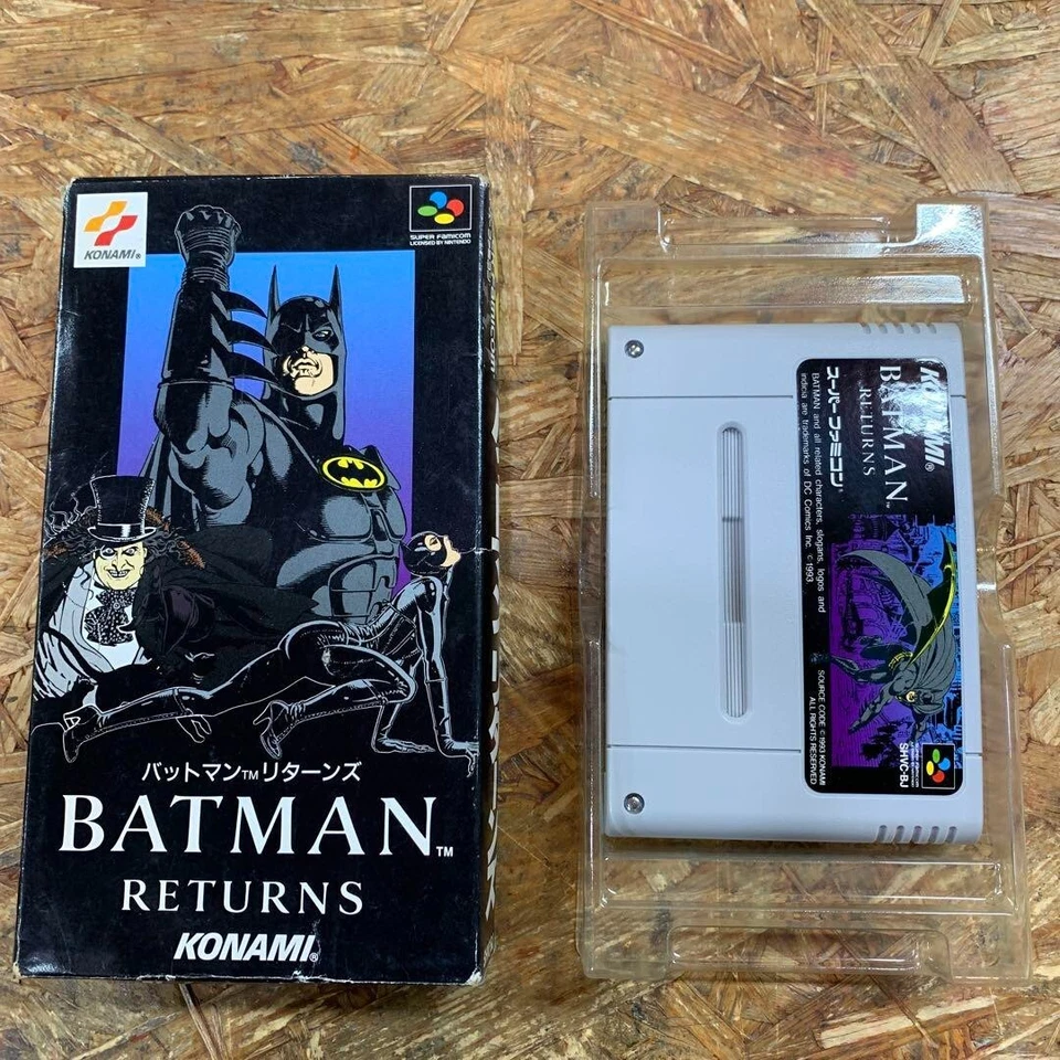 Nintendo Super Famicom SFC Batman Returns JP Edit Very Good GP - Image 2 of 4