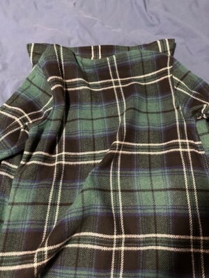 Stussy BRUSHED WOOL PLAID ZIP SHIRT | eBay