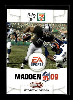 2008 Donruss 7-Eleven Madden 09 #7 Darren McFadden Oakland Raiders