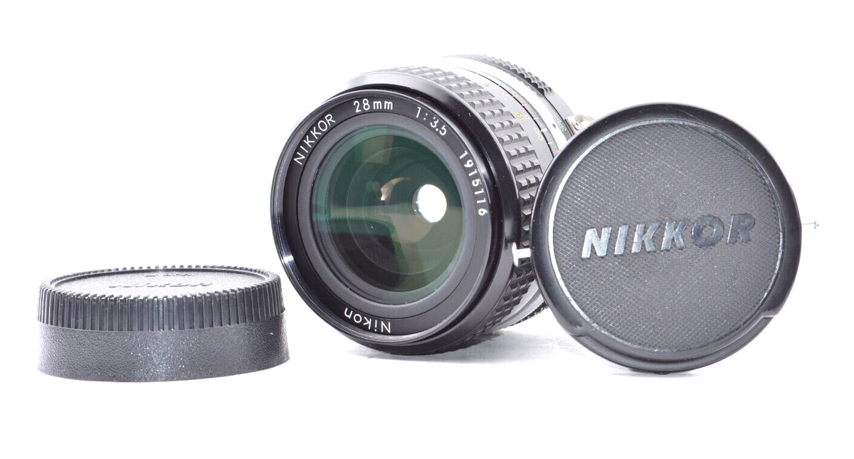 Nikon Nikkor 28mm F/2.8 Ai MF - Monture F, Grand-angle, état Proche Du Neuf