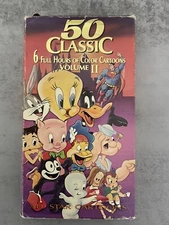 50 All Star Classic Color Cartoons VHS  6 Hour