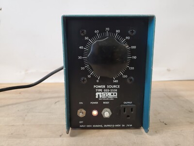 STACO Power Source 120V 50/60Hz Type 033-2558